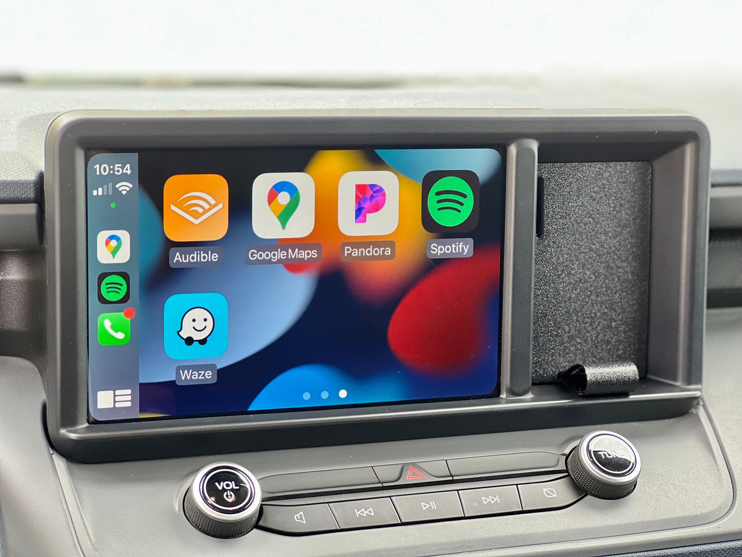 Ford Maverick Cubby Bank | Optional Phone Mounting